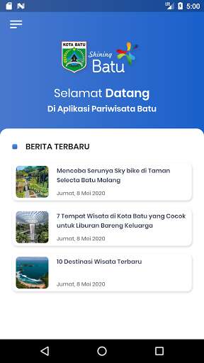 Run android online APK Siparta - Aplikasi Pariwisata Batu from MyAndroid or emulate Siparta - Aplikasi Pariwisata Batu using MyAndroid