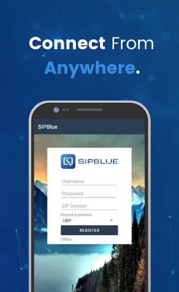 Run android online APK Sipblue from MyAndroid or emulate Sipblue using MyAndroid