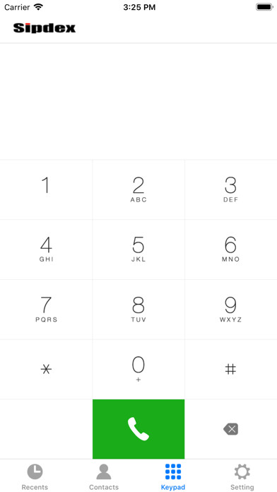 Emulate iPhone app Sipdex Talk using MyAndroid