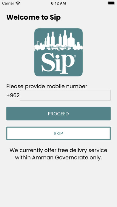 Emulate iPhone app Sip Drinks Delivery using MyAndroid Emulate iPhone app Sip Drinks Delivery using MyAndroid