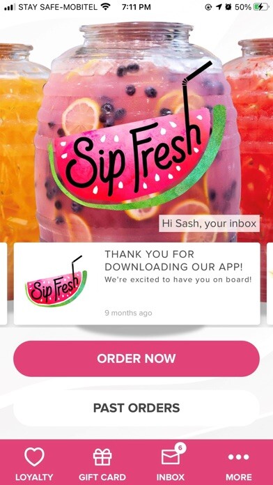 Emulate iPhone app Sip Fresh Juice using MyAndroid Emulate iPhone app Sip Fresh Juice using MyAndroid