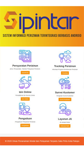 Run android online APK SIPINTAR DPMPTSP Kota Palopo from MyAndroid or emulate SIPINTAR DPMPTSP Kota Palopo using MyAndroid