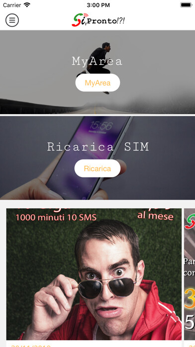 Emulate iPhone app Si,Pronto!?! using MyAndroid