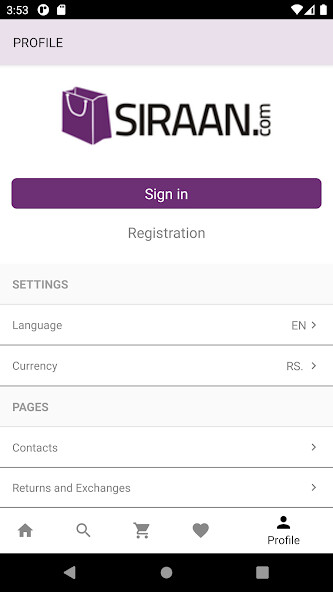 Run android online APK Siraan from MyAndroid or emulate Siraan using MyAndroid