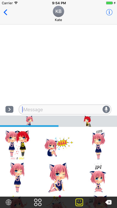 Emulate iPhone app Sira & Mira Chibi Manga Emoji using MyAndroid Emulate iPhone app Sira & Mira Chibi Manga Emoji using MyAndroid
