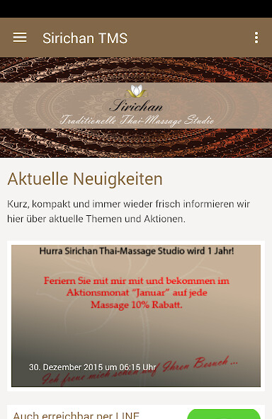 Run android online APK Sirichan Thai-Massage Studio from MyAndroid or emulate Sirichan Thai-Massage Studio using MyAndroid