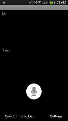 Emulate Android APK Sirius Voice (English)