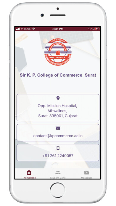 Emulate iPhone app Sir K P College of Commerce using MyAndroid Emulate iPhone app Sir K P College of Commerce using MyAndroid