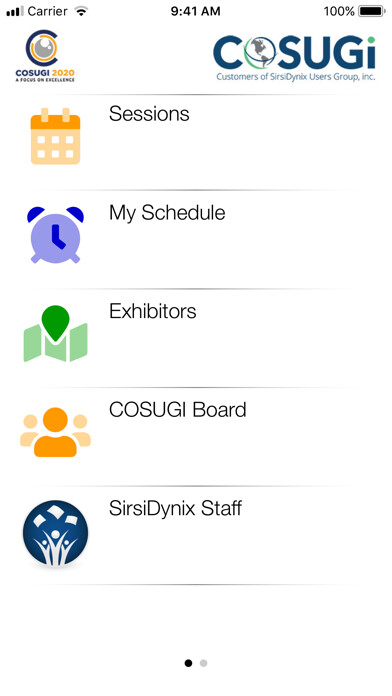 Emulate iPhone app SirsiDynix UG Conference using MyAndroid