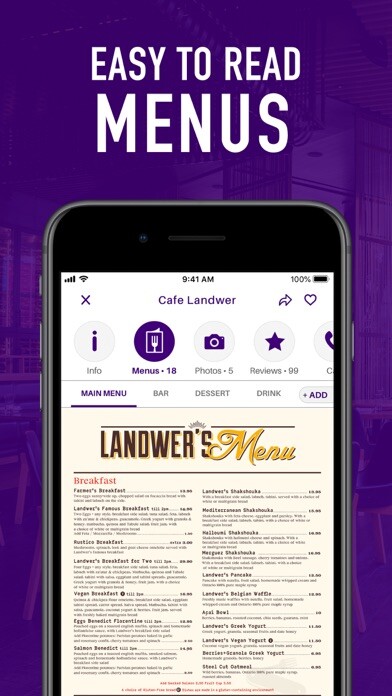 Emulate iPhone app Sirved - Restaurant Menus using MyAndroid Emulate iPhone app Sirved - Restaurant Menus using MyAndroid