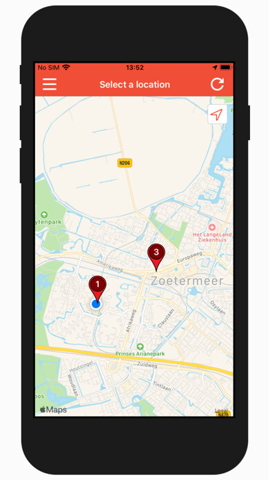 Emulate iPhone app SIS Asset Operator using MyAndroid