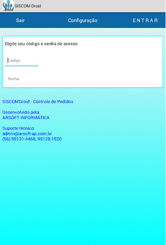 Run android online APK SISCOMDroid from MyAndroid or emulate SISCOMDroid using MyAndroid