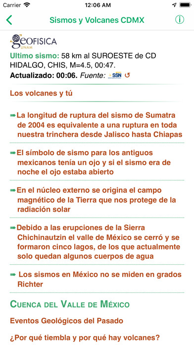 Emulate iPhone app Sismos y Volcanes CDMX using MyAndroid Emulate iPhone app Sismos y Volcanes CDMX using MyAndroid