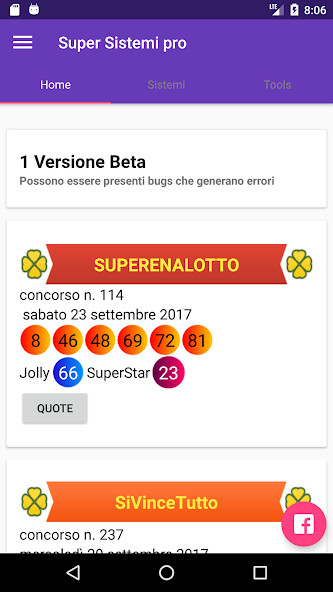 Run android online APK Sistemi SuperEnalotto free from MyAndroid or emulate Sistemi SuperEnalotto free using MyAndroid