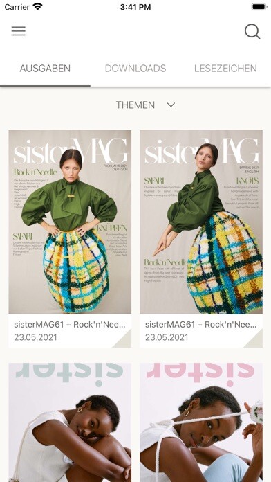 Emulate iPhone app sisterMAG using MyAndroid
