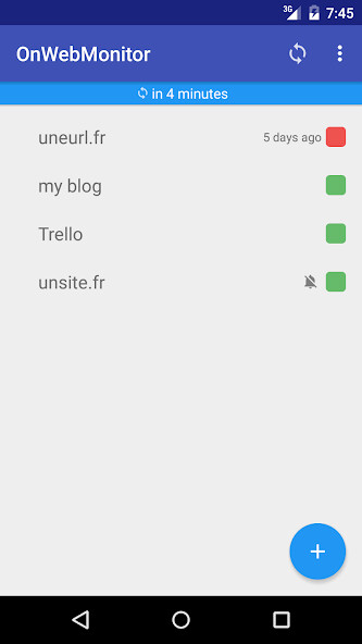 Emulate Android APK Site Monitor