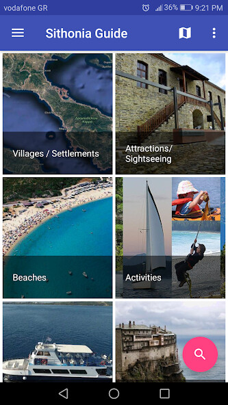 Run android online APK Sithonia Smart Travel Guide from MyAndroid or emulate Sithonia Smart Travel Guide using MyAndroid