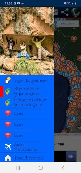 Run android online APK Sitios Arqueológicos Mundo from MyAndroid or emulate Sitios Arqueológicos Mundo using MyAndroid