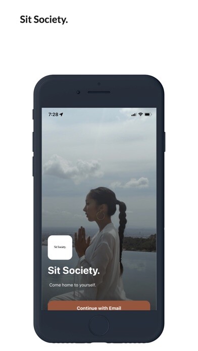 Emulate iPhone app Sit Society. using MyAndroid