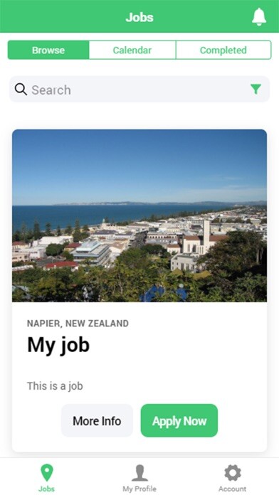 Emulate iPhone app Sitters using MyAndroid