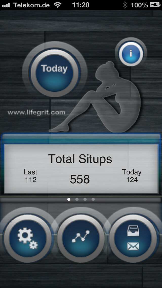 Emulate iPhone app Situps 200+ using MyAndroid