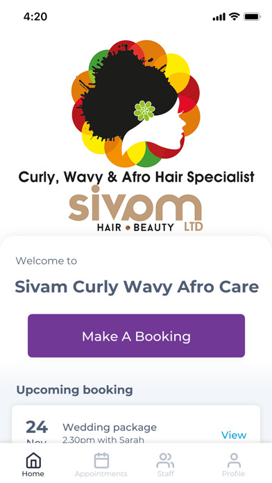 Run android online APK Sivam Curly Wavy Afro Care from MyAndroid or emulate Sivam Curly Wavy Afro Care using MyAndroid