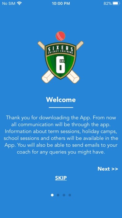Emulate iPhone app Sixers Cricket Coaching using MyAndroid