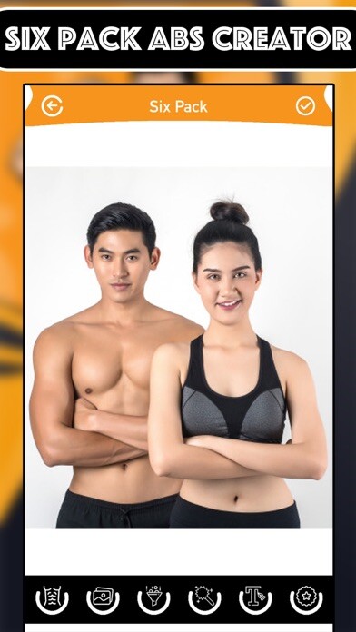 Emulate iPhone app Six Pack Abs Creator using MyAndroid Emulate iPhone app Six Pack Abs Creator using MyAndroid