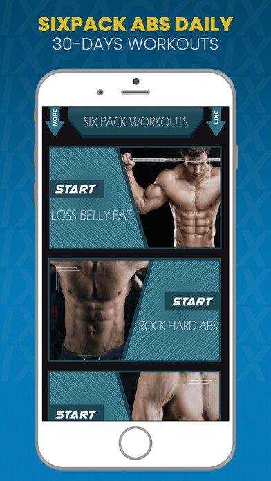 Emulate iPhone app SixPackABS Daily Body Building using MyAndroid