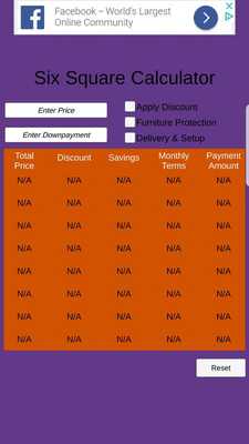 Emulate Android APK Six Square Calculator Emulate Android APK Six Square Calculator