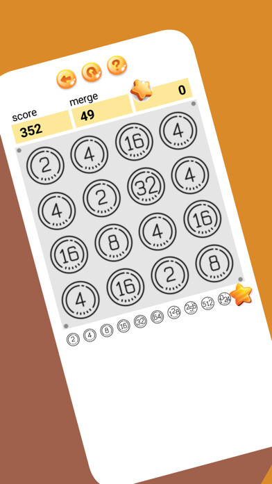 Emulate iPhone app sixteen dots: 2048 merge game using MyAndroid Emulate iPhone app sixteen dots: 2048 merge game using MyAndroid