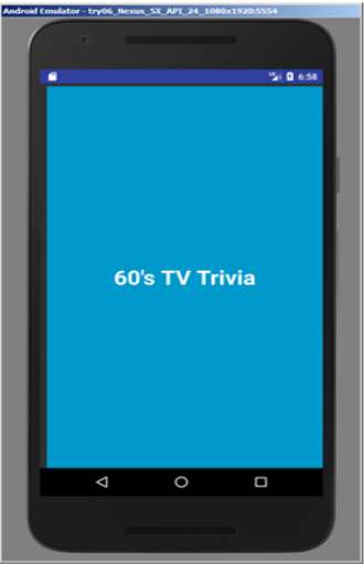 Run android online APK Sixties TV Trivia from MyAndroid or emulate Sixties TV Trivia using MyAndroid