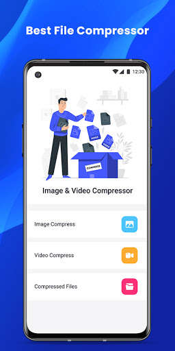 Run android online APK Size Compressor from MyAndroid or emulate Size Compressor using MyAndroid