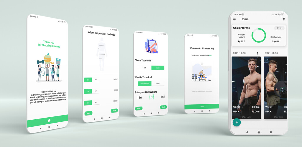 Run android online APK Sizeness - body measurements from MyAndroid or emulate Sizeness - body measurements using MyAndroid Run android online APK Sizeness - body measurements from MyAndroid or emulate Sizeness - body measurements using MyAndroid
