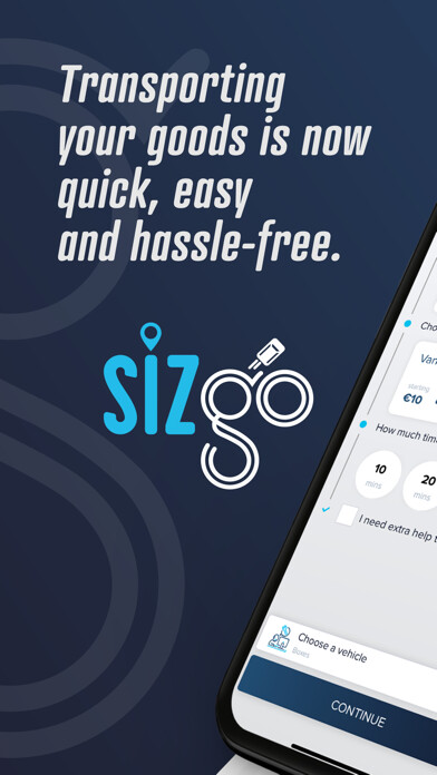 Emulate iPhone app SIZgo using MyAndroid