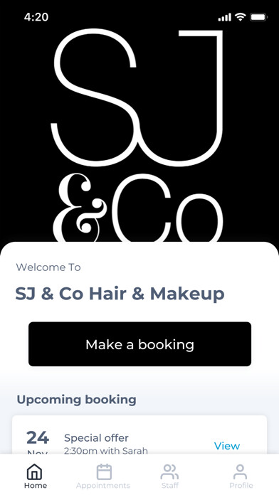 Emulate iPhone app SJ & Co Hair & Makeup using MyAndroid Emulate iPhone app SJ & Co Hair & Makeup using MyAndroid