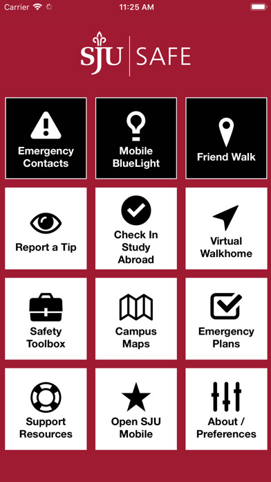 Emulate iPhone app SJU Safe using MyAndroid Emulate iPhone app SJU Safe using MyAndroid