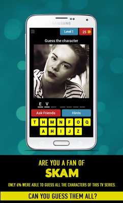 Emulate Android APK SKAM - guess the character