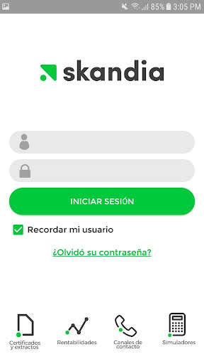 Run android online APK Skandia Colombia APP from MyAndroid or emulate Skandia Colombia APP using MyAndroid
