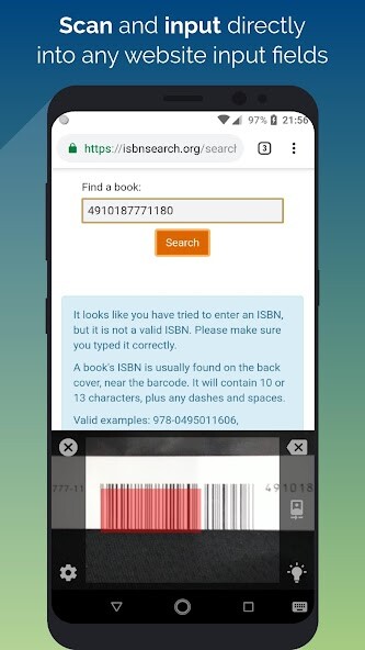 Run android online APK Skani - Barcode QR code Scanner Keyboard from MyAndroid or emulate Skani - Barcode QR code Scanner Keyboard using MyAndroid Run android online APK Skani - Barcode QR code Scanner Keyboard from MyAndroid or emulate Skani - Barcode QR code Scanner Keyboard using MyAndroid