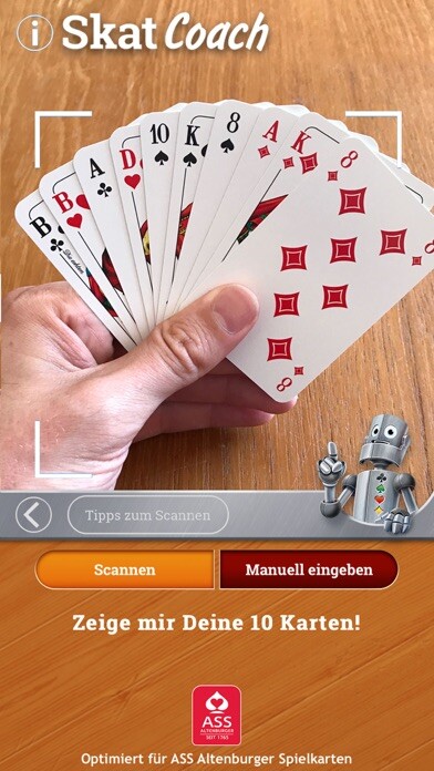 Emulate iPhone app Skat Coach using MyAndroid Emulate iPhone app Skat Coach using MyAndroid