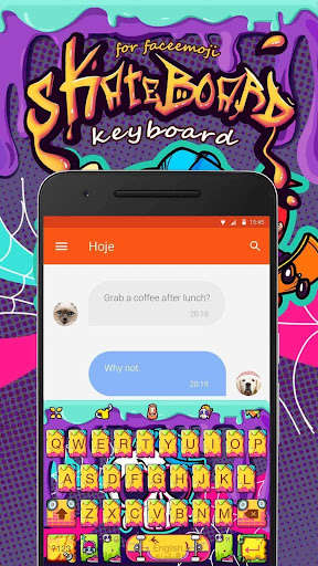 Emulate Android APK Skateboard Keyboard Theme