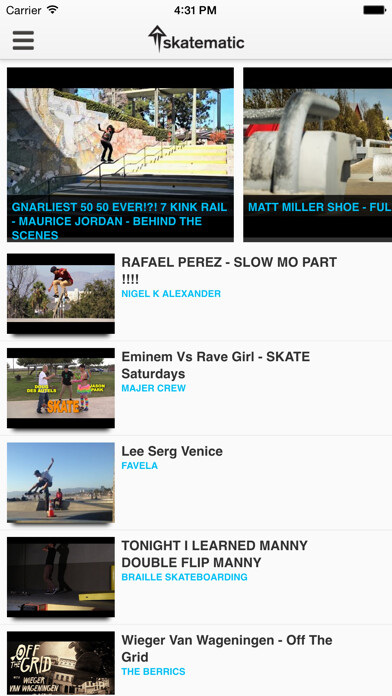 Emulate iPhone app Skatematic Skateboard Videos using MyAndroid Emulate iPhone app Skatematic Skateboard Videos using MyAndroid