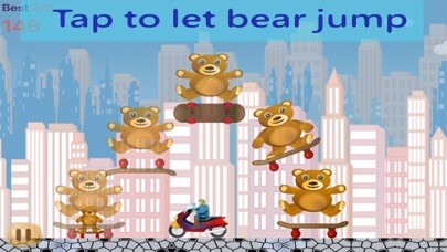 Emulate iPhone app Skater Bear using MyAndroid