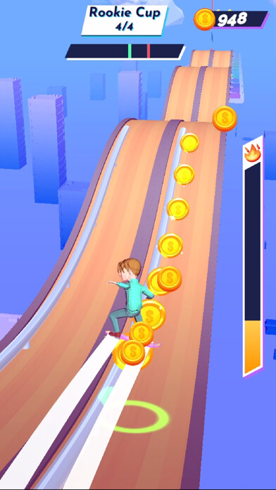 Emulate iPhone app Skate Rush 3D using MyAndroid