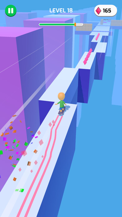 Emulate iPhone app Skate Surfer 3D using MyAndroid