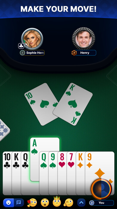 Emulate iPhone app Skat Online using MyAndroid