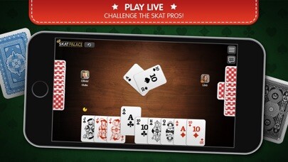 Emulate iPhone app Skat Palace using MyAndroid