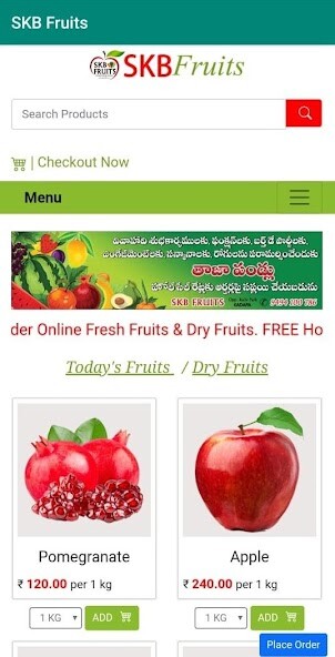 Run android online APK SKB Fruits - Order Fruits Online in Kadapa from MyAndroid or emulate SKB Fruits - Order Fruits Online in Kadapa using MyAndroid Run android online APK SKB Fruits - Order Fruits Online in Kadapa from MyAndroid or emulate SKB Fruits - Order Fruits Online in Kadapa using MyAndroid