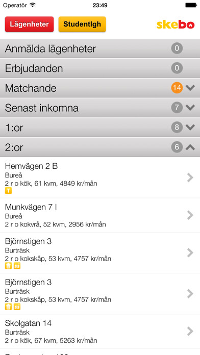 Emulate iPhone app Skebo Sök ledigt using MyAndroid Emulate iPhone app Skebo Sök ledigt using MyAndroid
